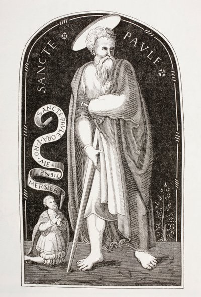 Saint Paul the Apostle, After an Enamel from Limoges by Etienne Mercier, from 